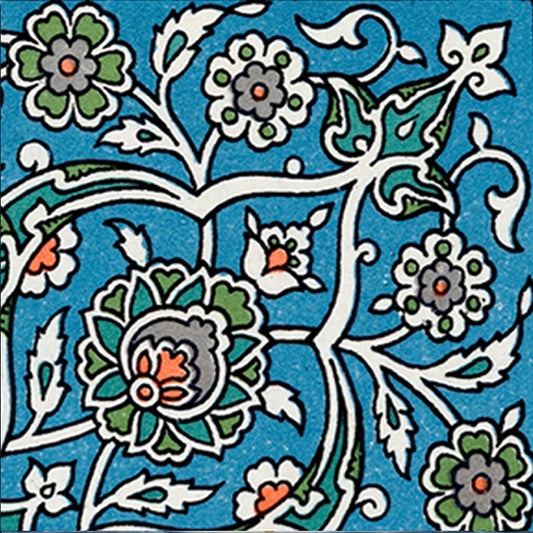 Mady bathroom project - 2, 28 tiles Arabic mosaics - 108 decorative tube tiles - 16 side tiles