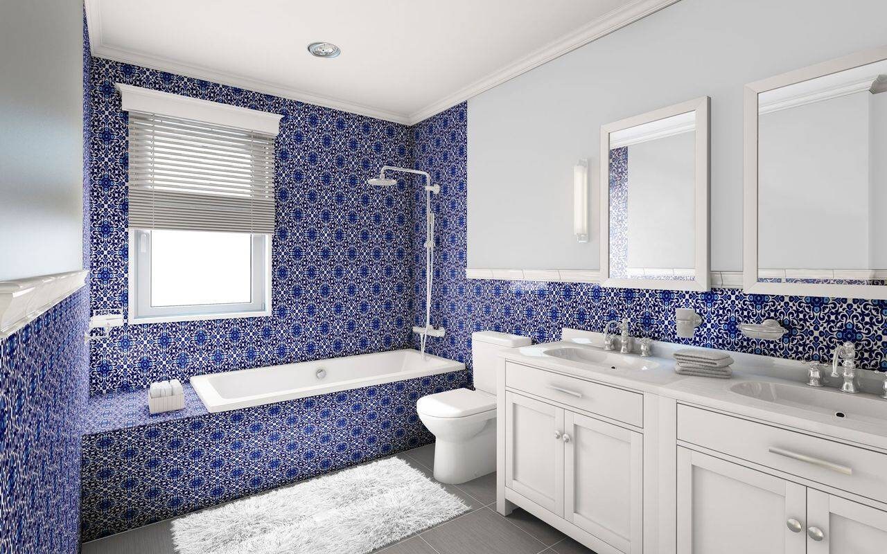Portuguese Azulejo Tiles - Set of 2 Portuguese Wall Decor Tiles - Kitchen Backsplash Tiles, Table Decorative Tiles, Bathroom Tiles, Coaster