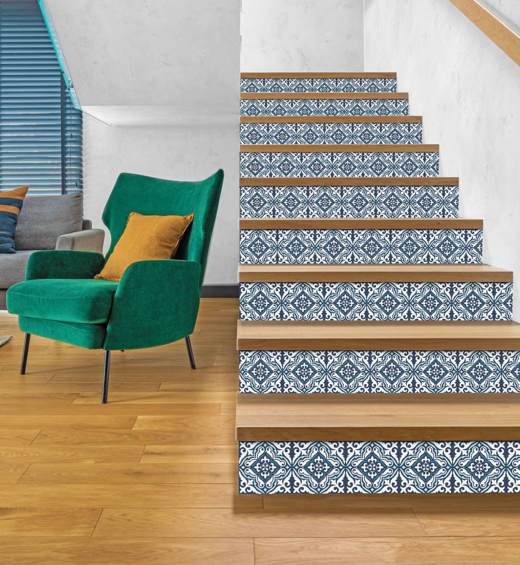 Portuguese Azulejo Tiles - Set of 2 Portuguese Wall Decor Tiles - Kitchen Backsplash Tiles, Table Decorative Tiles, Bathroom Tiles, Coaster