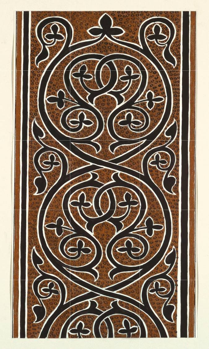 Tile Mural/Mosaic Ceramic Panel of Byzantine Ornament - Elizabeth A Nedwill Art - Home Decor - Tile Mural - Floral decor tiles - Tile Mosaic