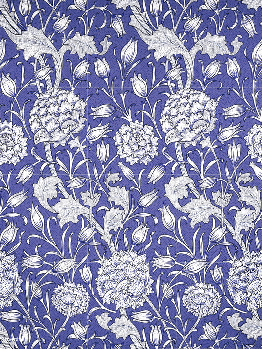 Flower Art Nouveau Ceramic Tile Mural/Mosaic - Floral Art Nouveau -Pattern Art Print - Flower Mural - Botanical Print - Art Nouveau Wall Art