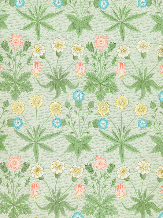 Art Nouveau Floral Ceramic Tile Mural/Mosaic - Daisy Flower Art Nouveau - William Morris Pattern Art Print - Flower Mural- Botanical Print