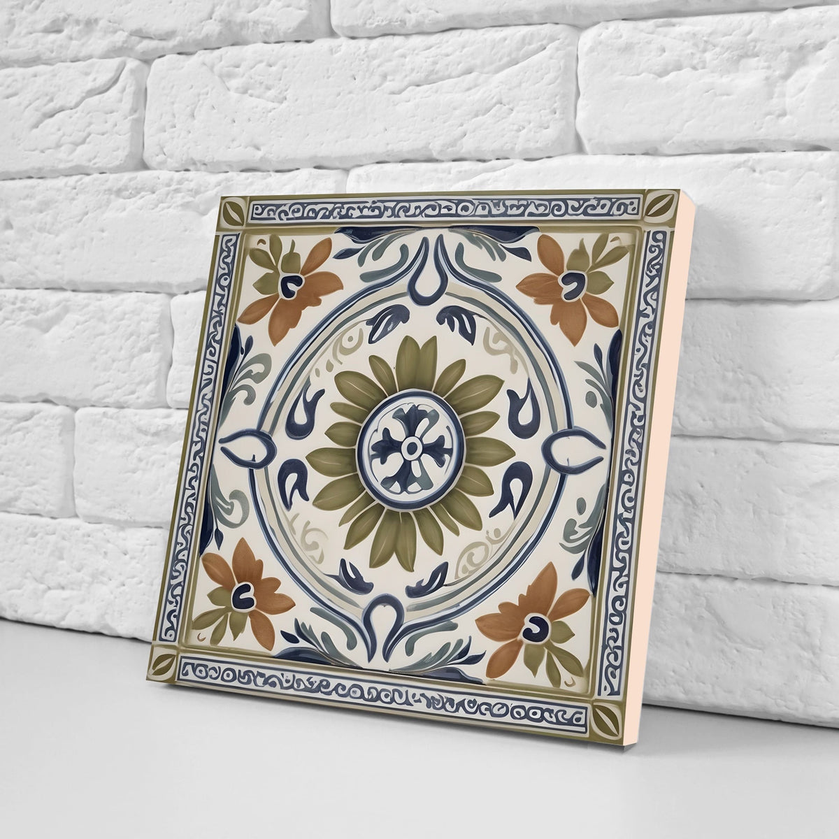 Rectangular Ceiling Tile Greek Greek Mediterranean Tiles - Set of 2 Greek Wall Decor Tiles - Kitchen ...